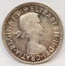 AUSTRALIA 1963 . THREEPENCE . TONED